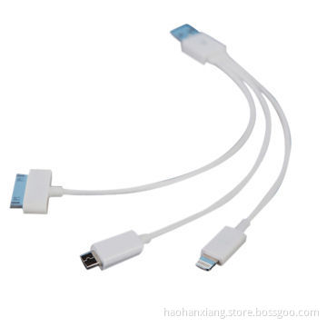 Round 3-in-1 USB Data Cables for Sale